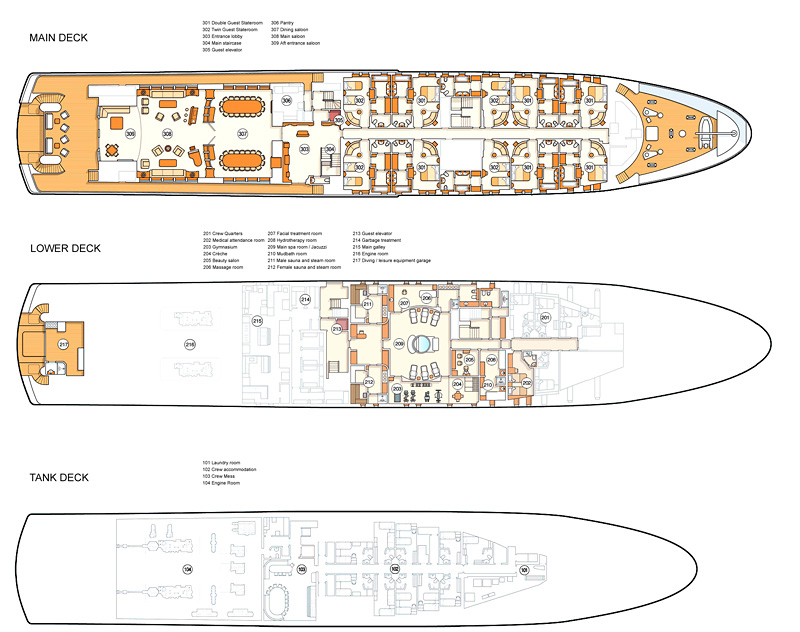 moonlight 2 yacht deck plan